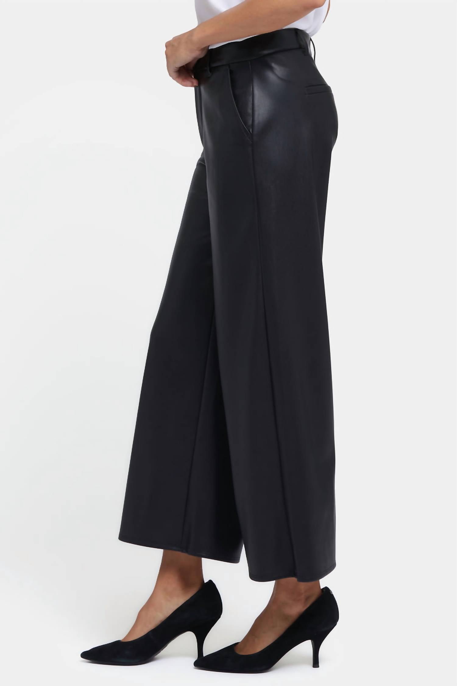 Nydj - Vegan Stretch Leather Morgan Trouser Pants
