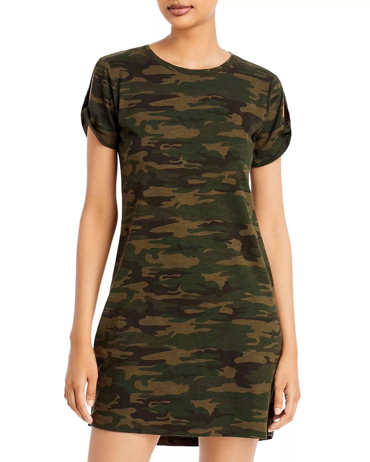 Sanctuary So Twisted T-shirt Dress in green - women's dress