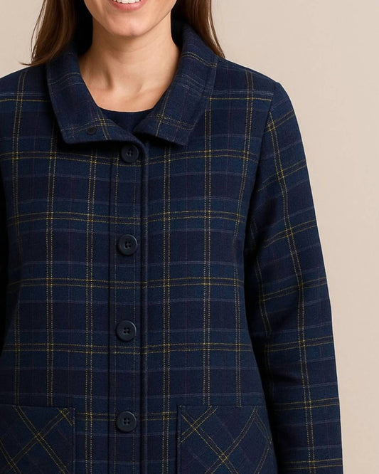Habitat - Knit Plaid Coat
