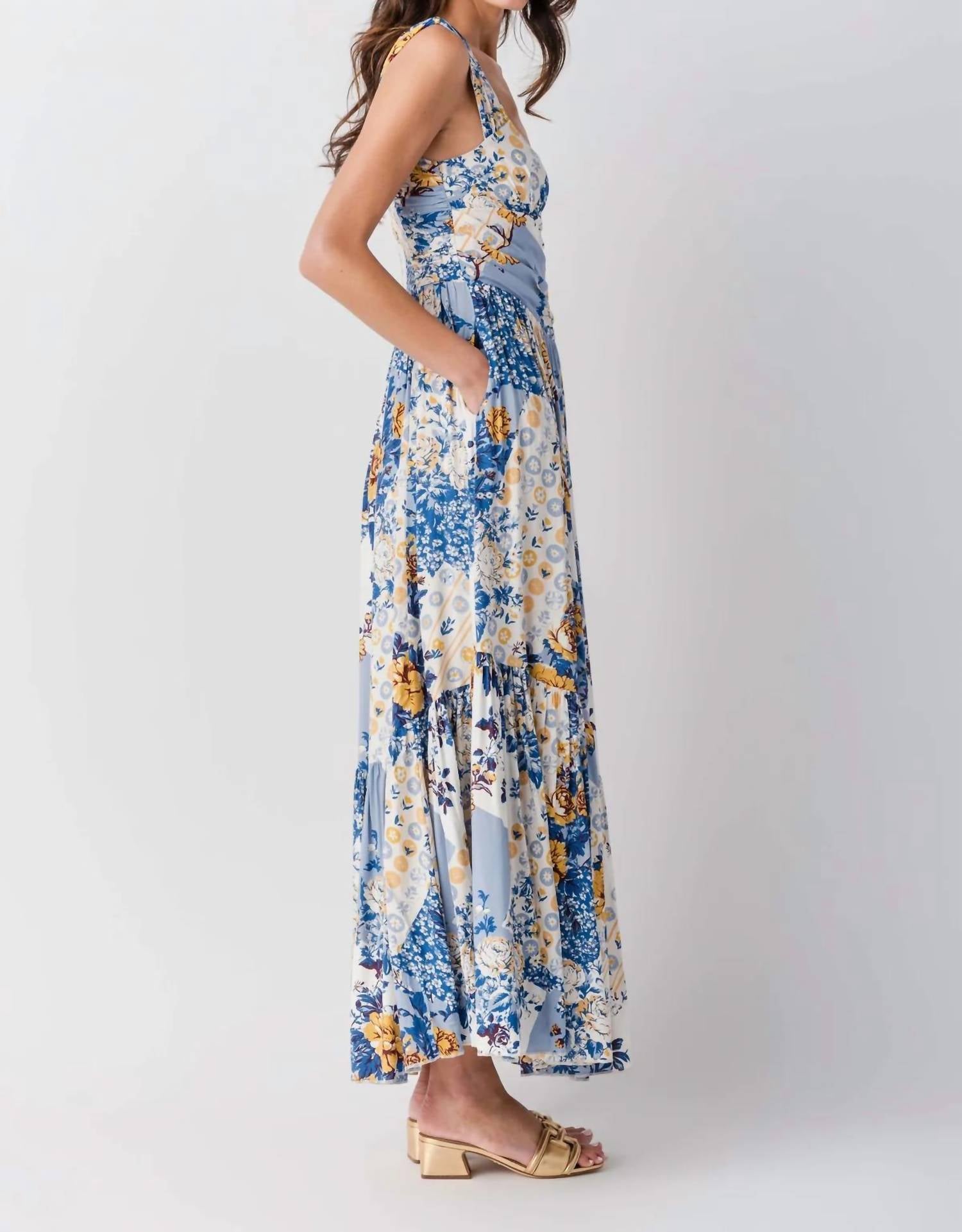 Free People - Sasha Floral Print Maxi Dress