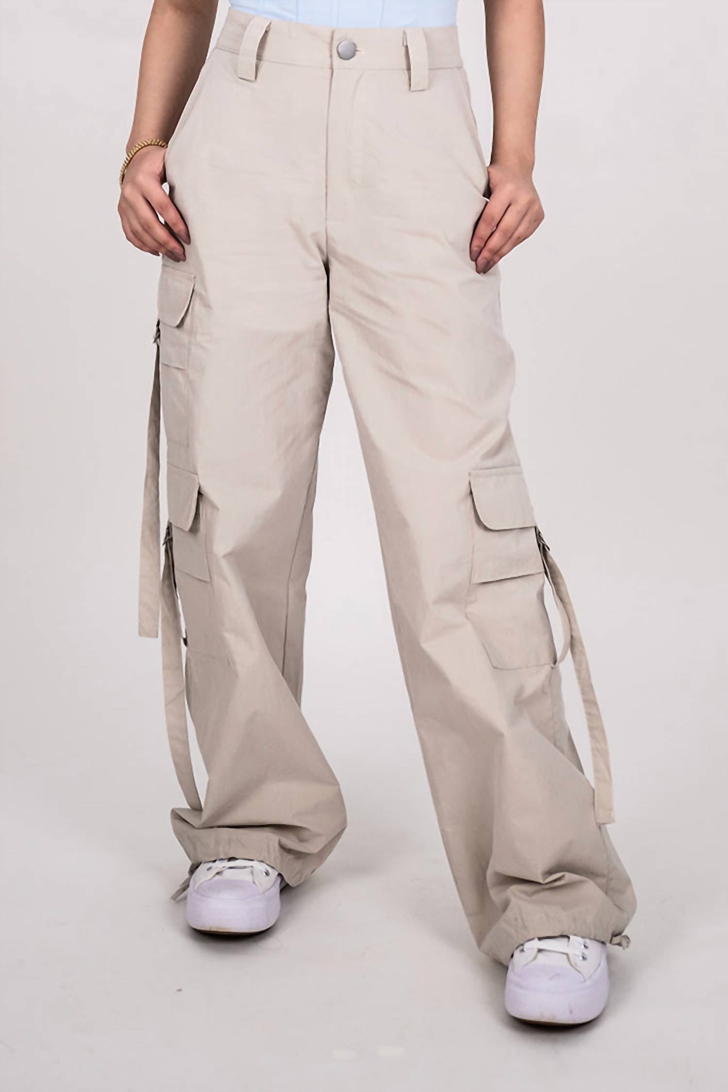 Cotton Candy La - WIDE LEG CARGO PANT