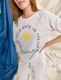 Sundry - Le Soleil Crewneck Sweatshirt
