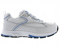 DREW Women's Athena Athletic Shoes in white blue - women's shoe - detail view