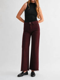 Letter To Juliet - Mulberry Wide Leg Denim Jeans