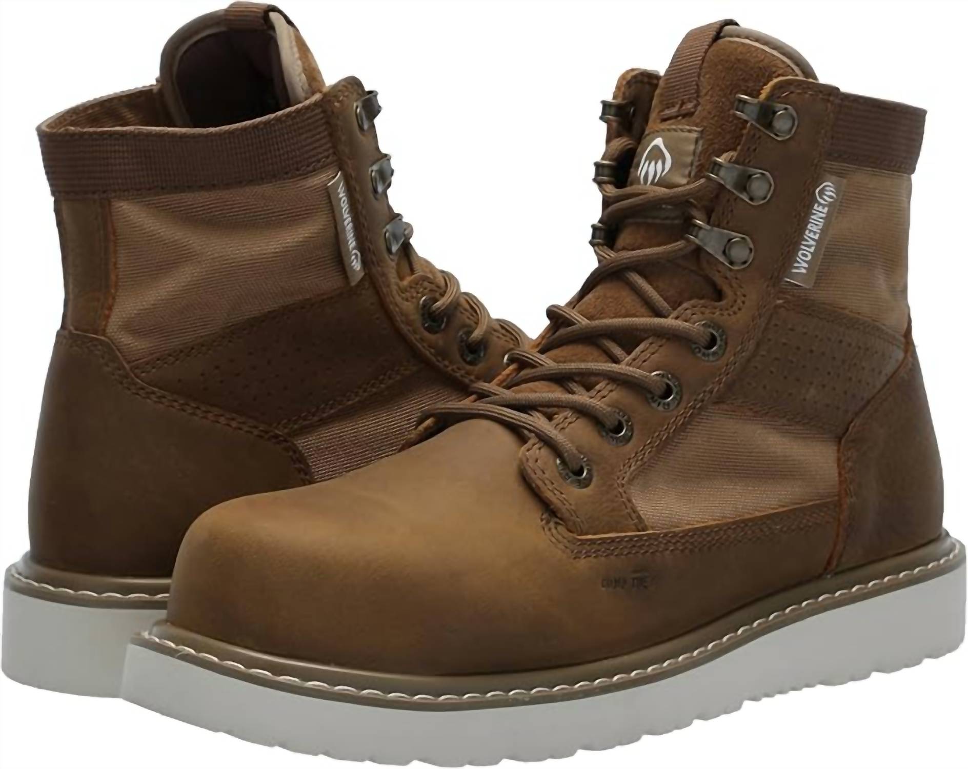Wolverine - Men's Unlined Canvas Wedges Trade Boots With Cap Toe