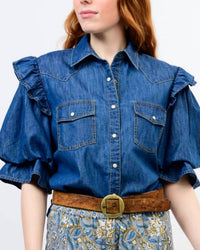 Sister Mary - Annie Denim Top