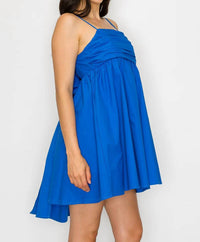 Meet Me In Santorini - Agean Mini Dress
