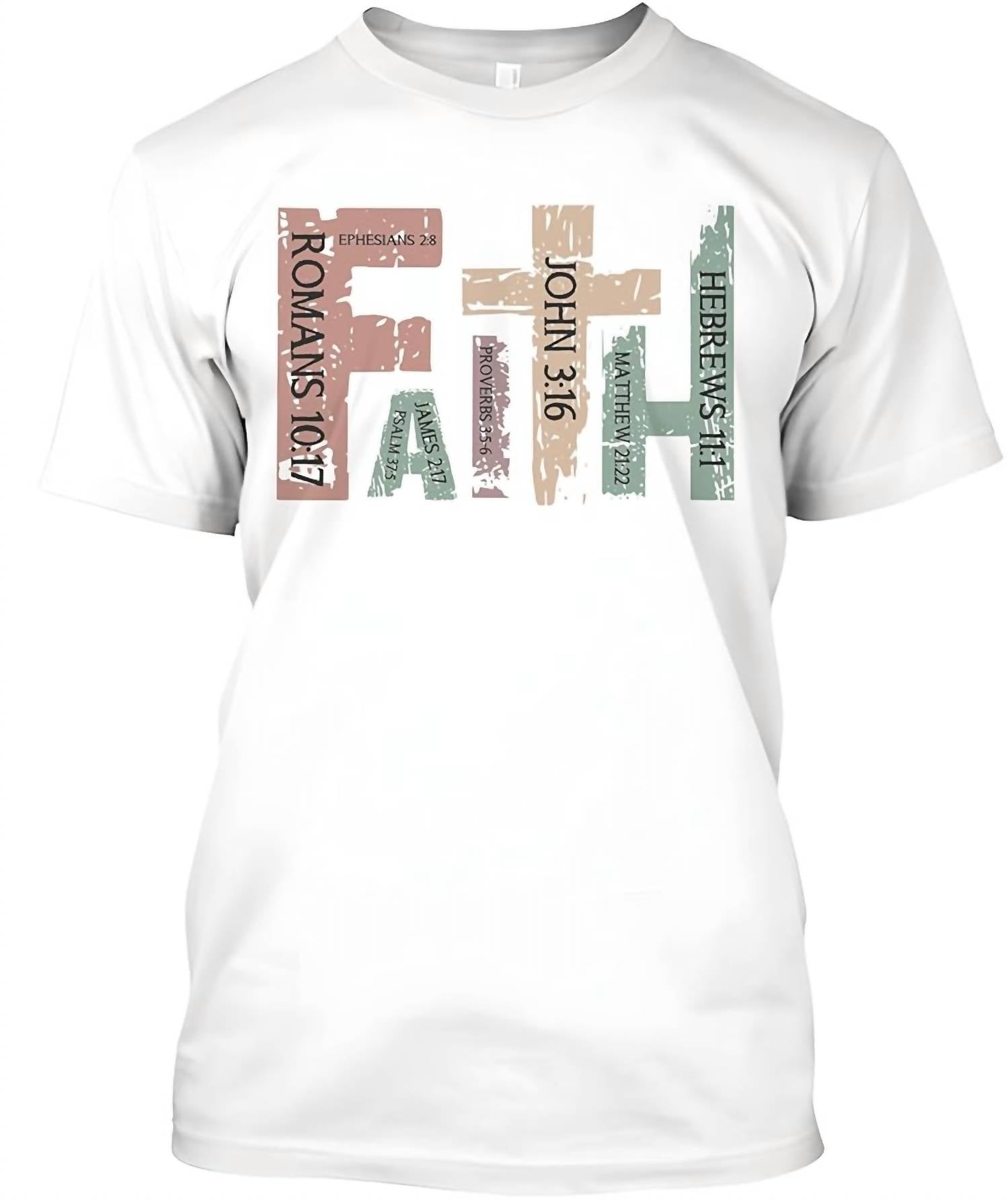 Southern Swank - Women's Retro Faith Scripture Graphic Top