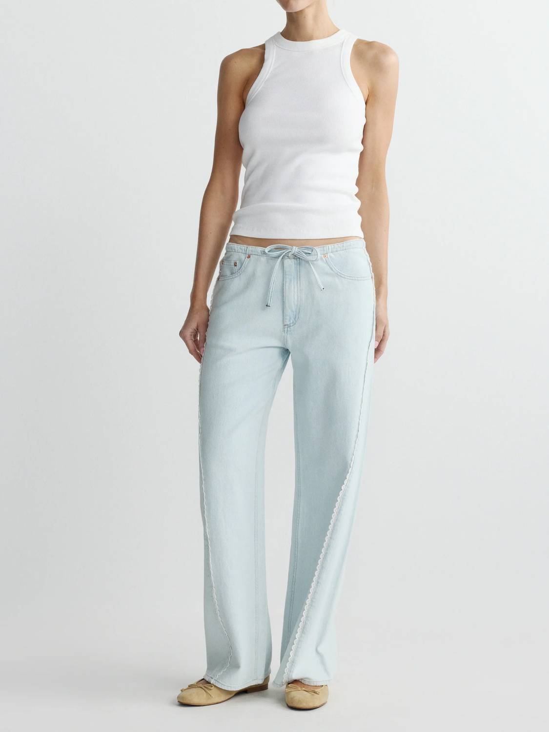 Dl1961 - Women'S - Sienna Low-slung Wide Leg Relaxed 31” Jeans