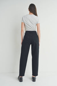Just Black Denim - Tapered Barrel Jeans