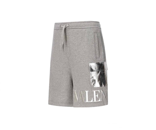 Valentino - Men's Logo Embroidery Cotton Jersey Shorts