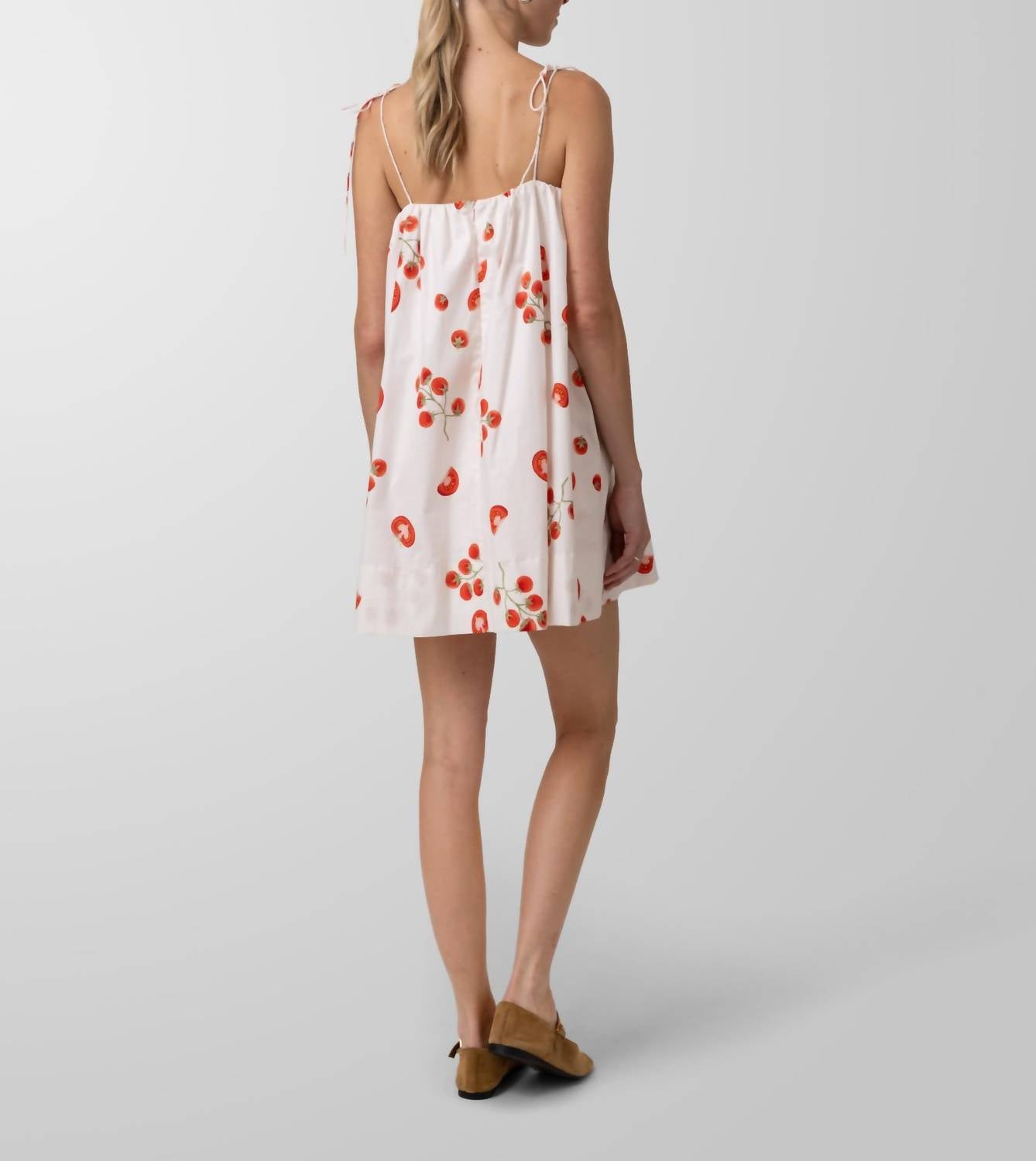 Line And Dot - TOMATO PATCH MINI DRESS