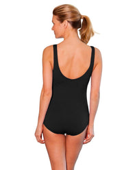 Waterpro - Chlorine Resistant Scoop Back One Piece Swimsuit