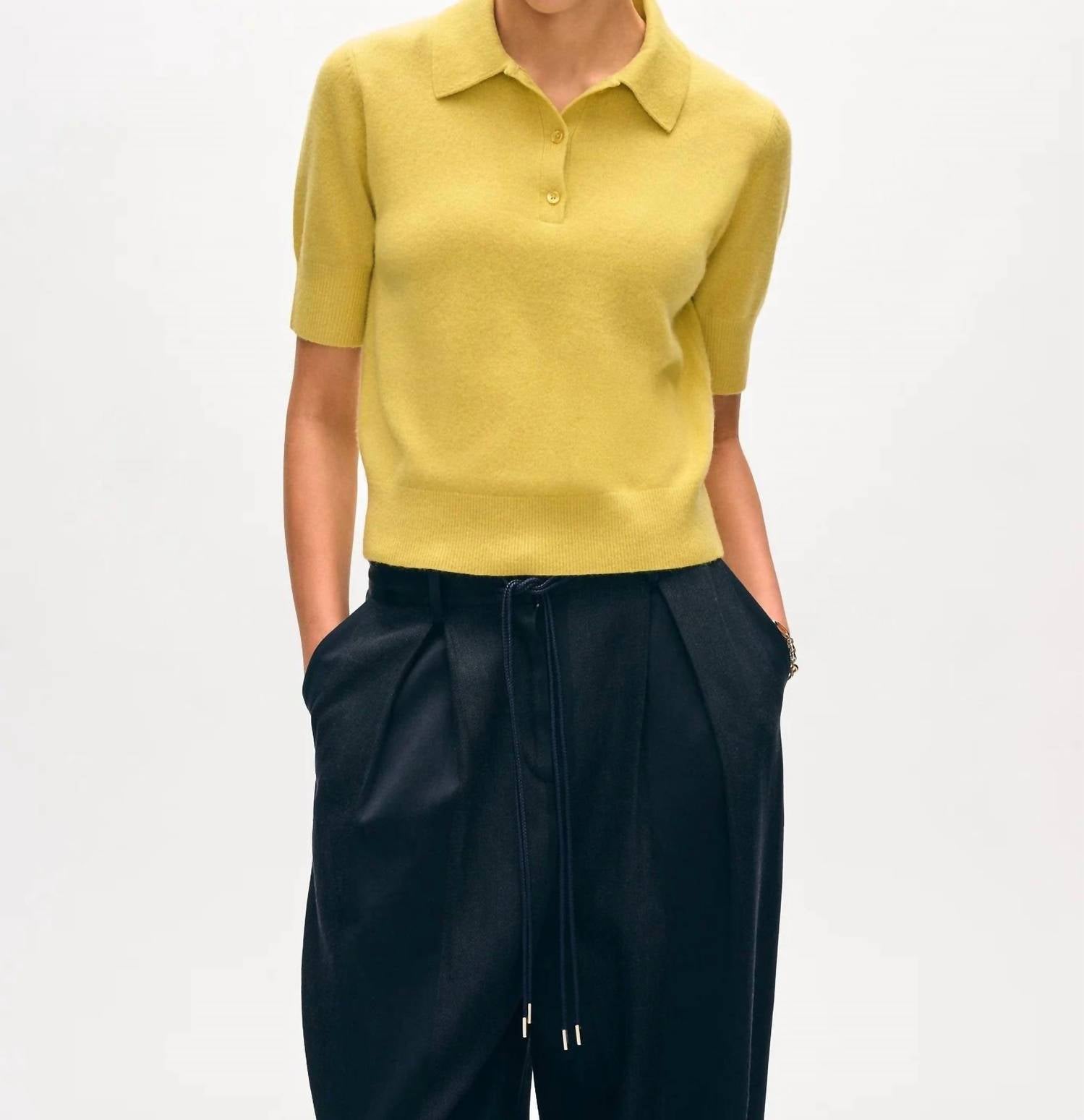 White + Warren - Cashmere Polo Top