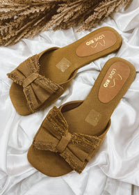 Love Rio Women's Freya Bow Sandal in mocha - women's sandal