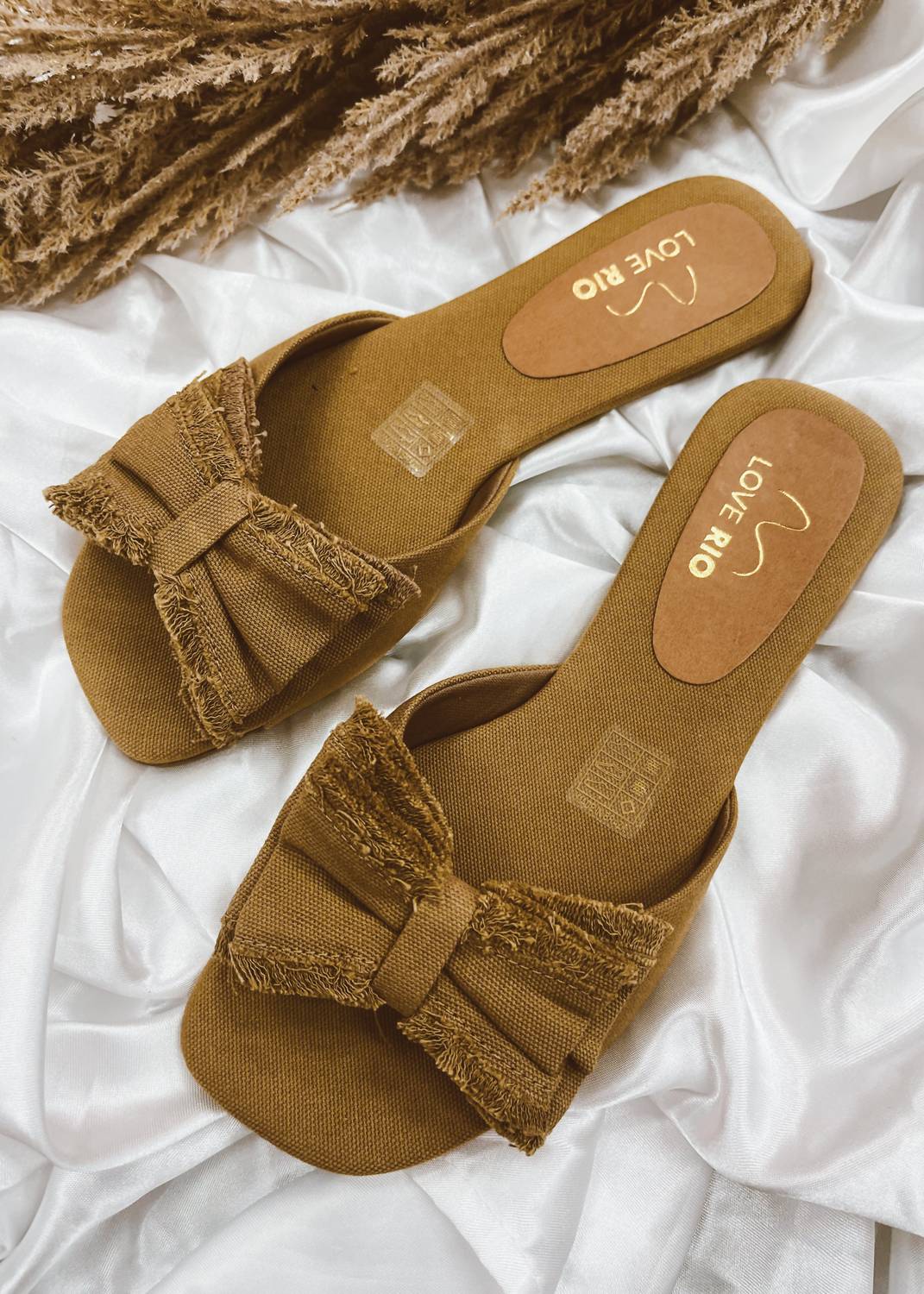 Love Rio Women's Freya Bow Sandal in mocha - women's sandal