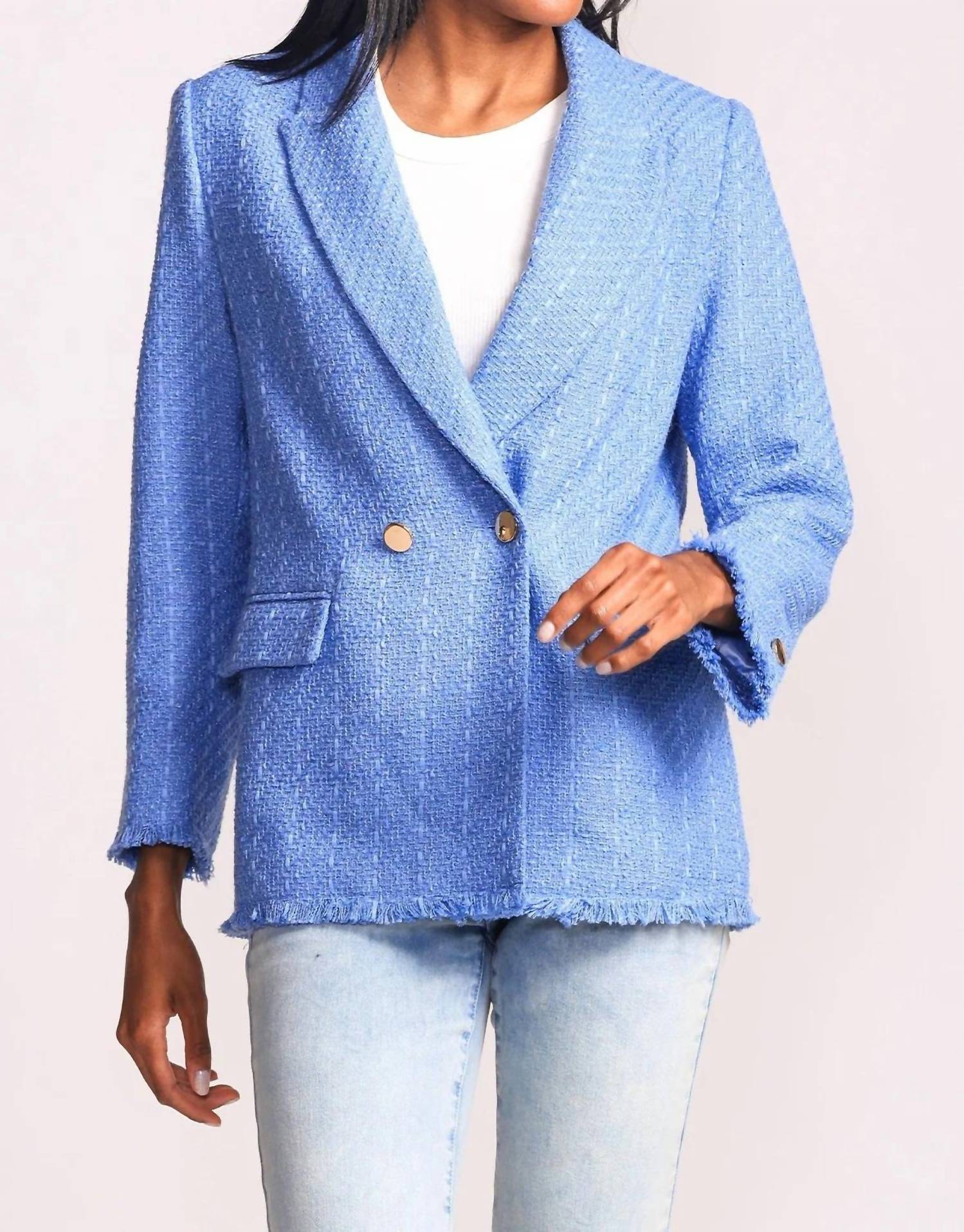 PINK MARTINI Sierra Jacket in blue - women's jacket - alternate view