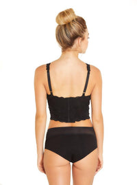 Never Say Never Curvy Plungie Longline Soft Bralette