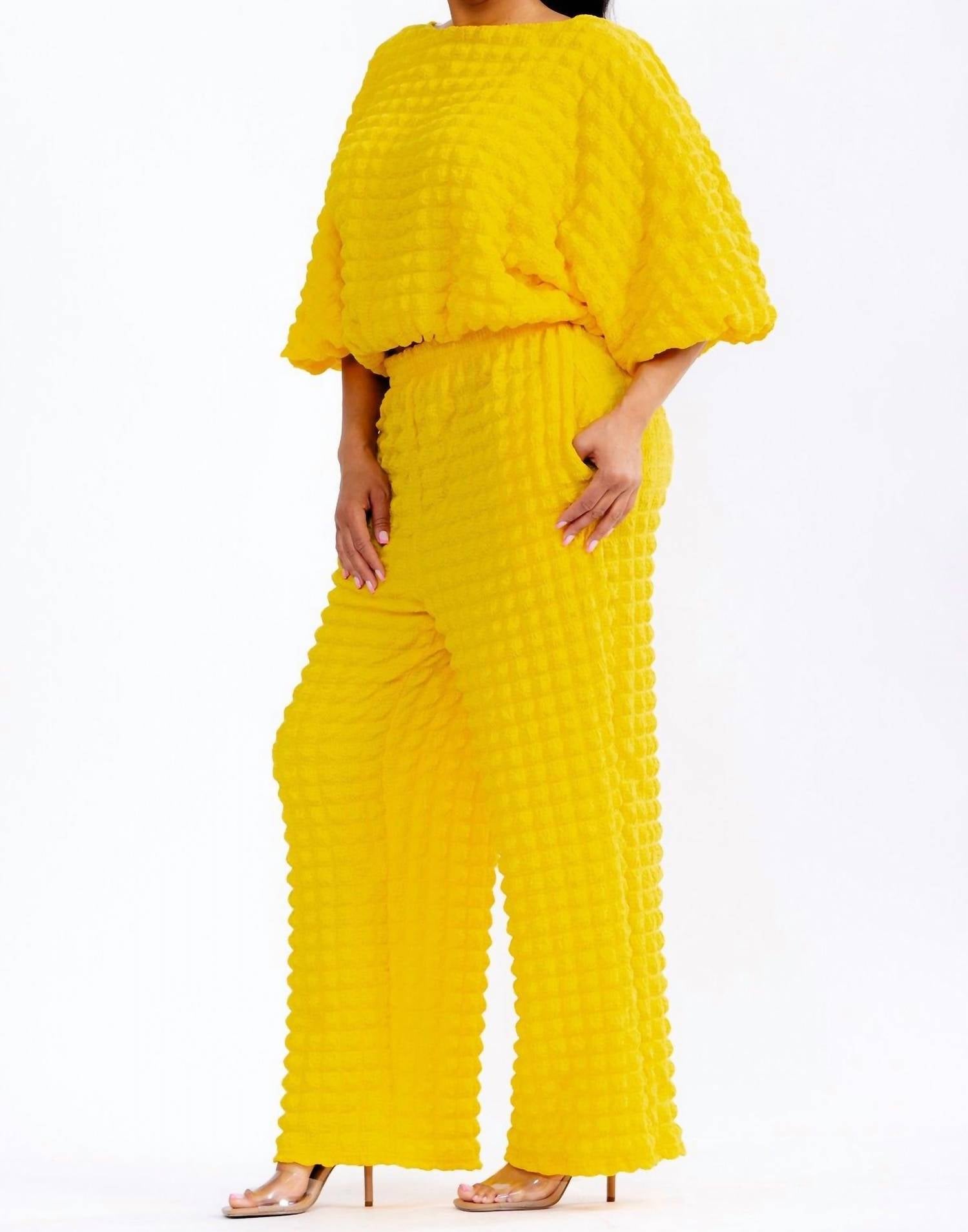 Karen T Design - Relaxed-fit Top & Wide-leg Pants