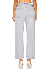 RE/DONE Women's 90’s Crop Low Slung Jean in vintage playa - women's jeans - alternate view