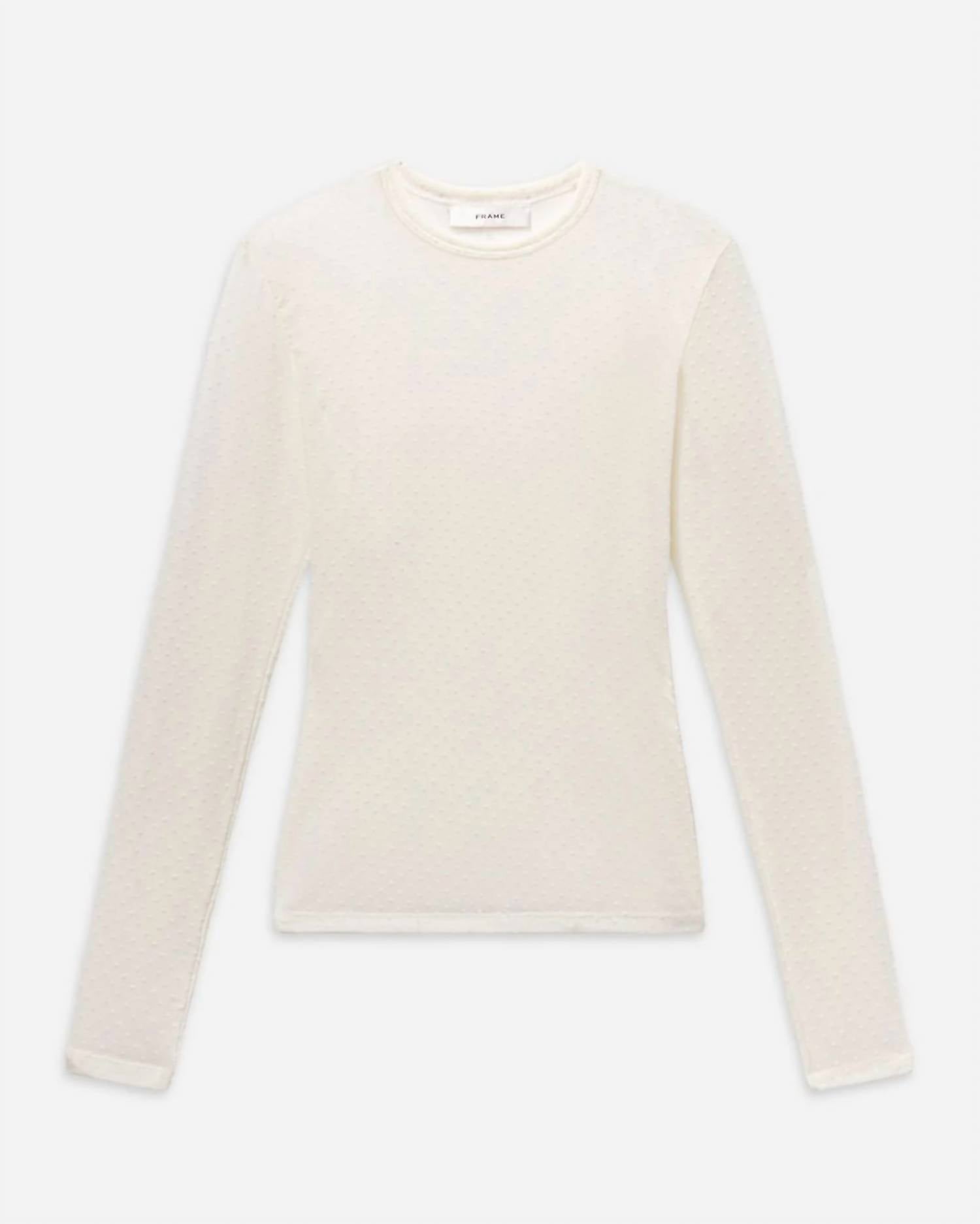 Frame - Women's The Mesh Polka Dot Top