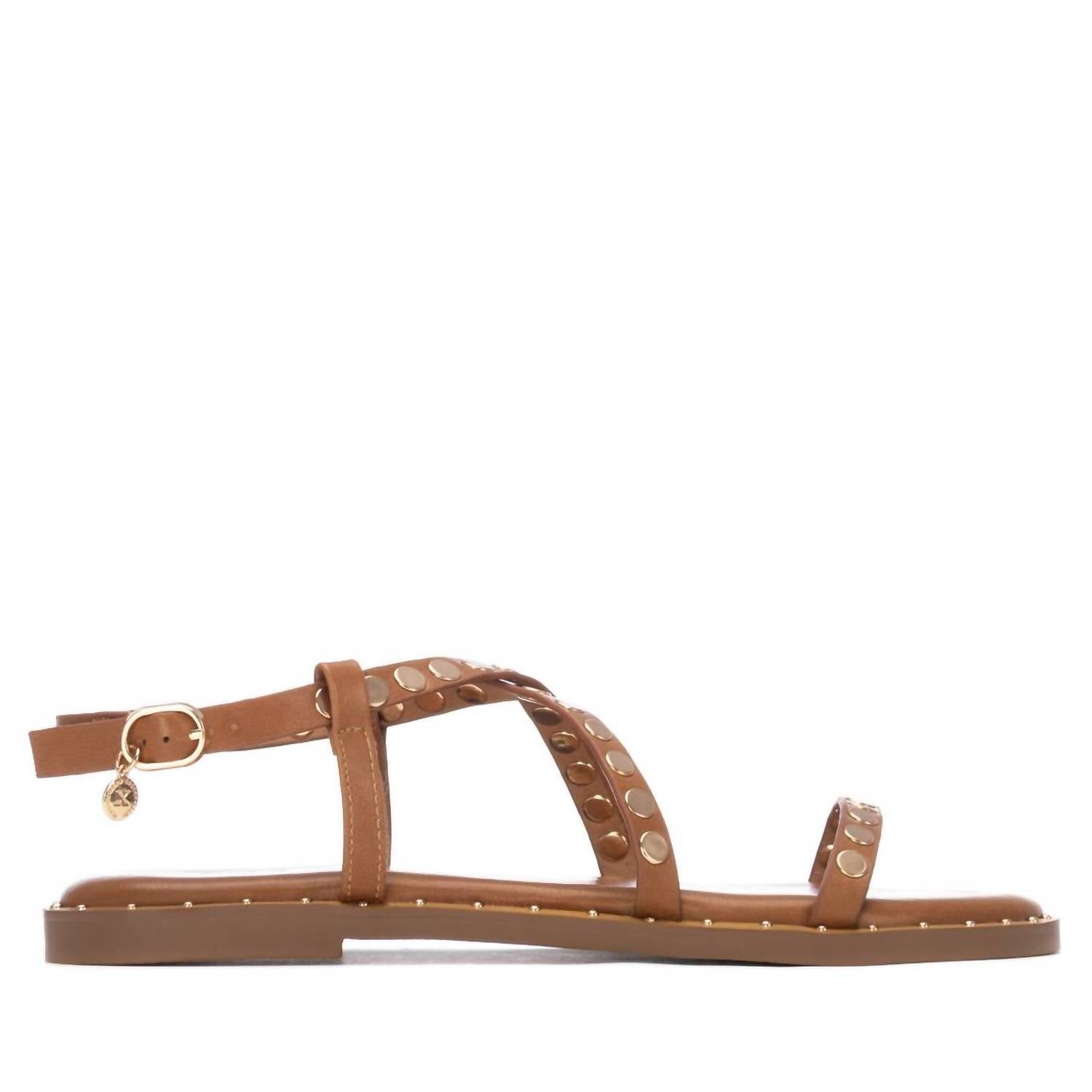 Xti Women's Strappy Sandals in camel - women's sandal - alternate view