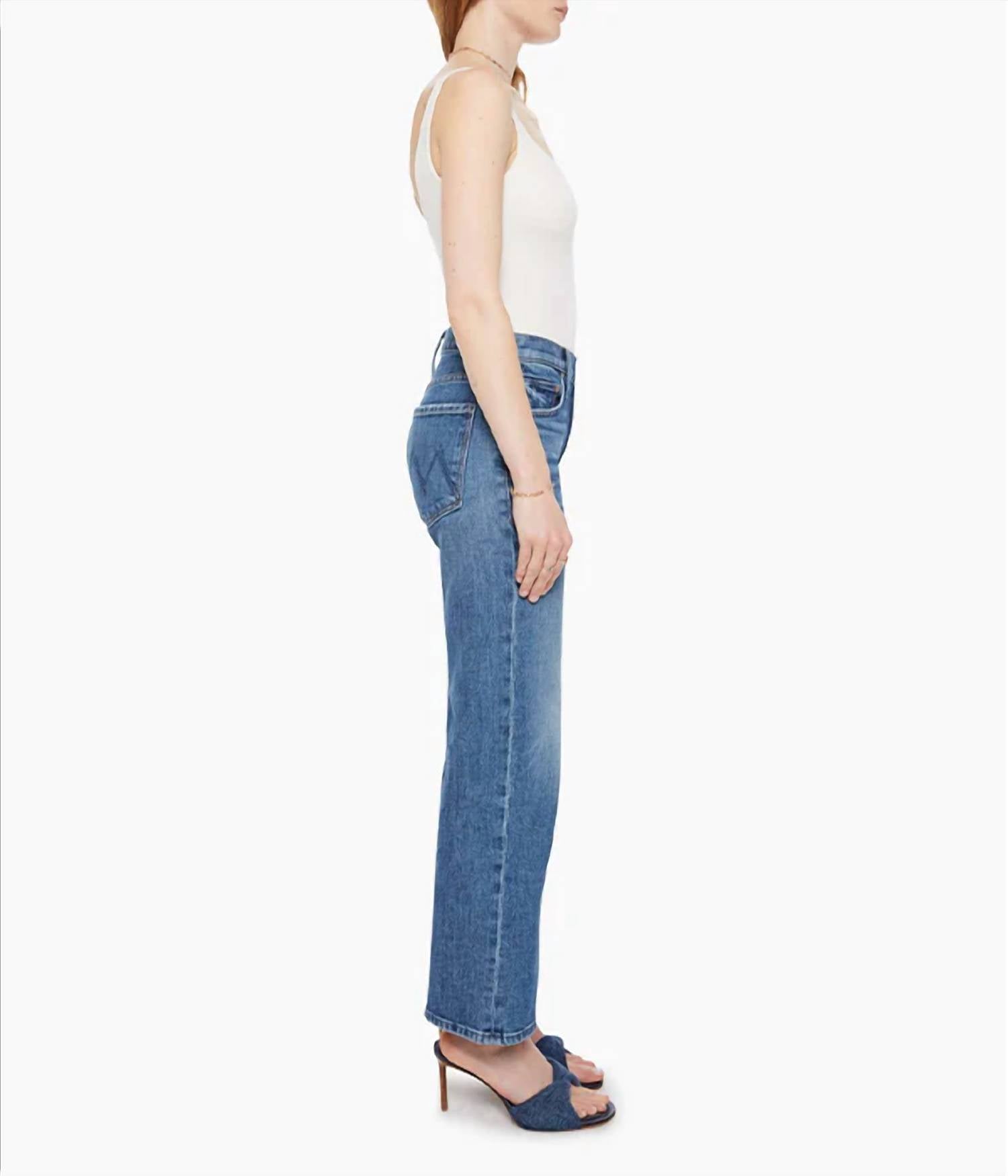 Mother - Mid Rise Rambler Zip Ankle Jean