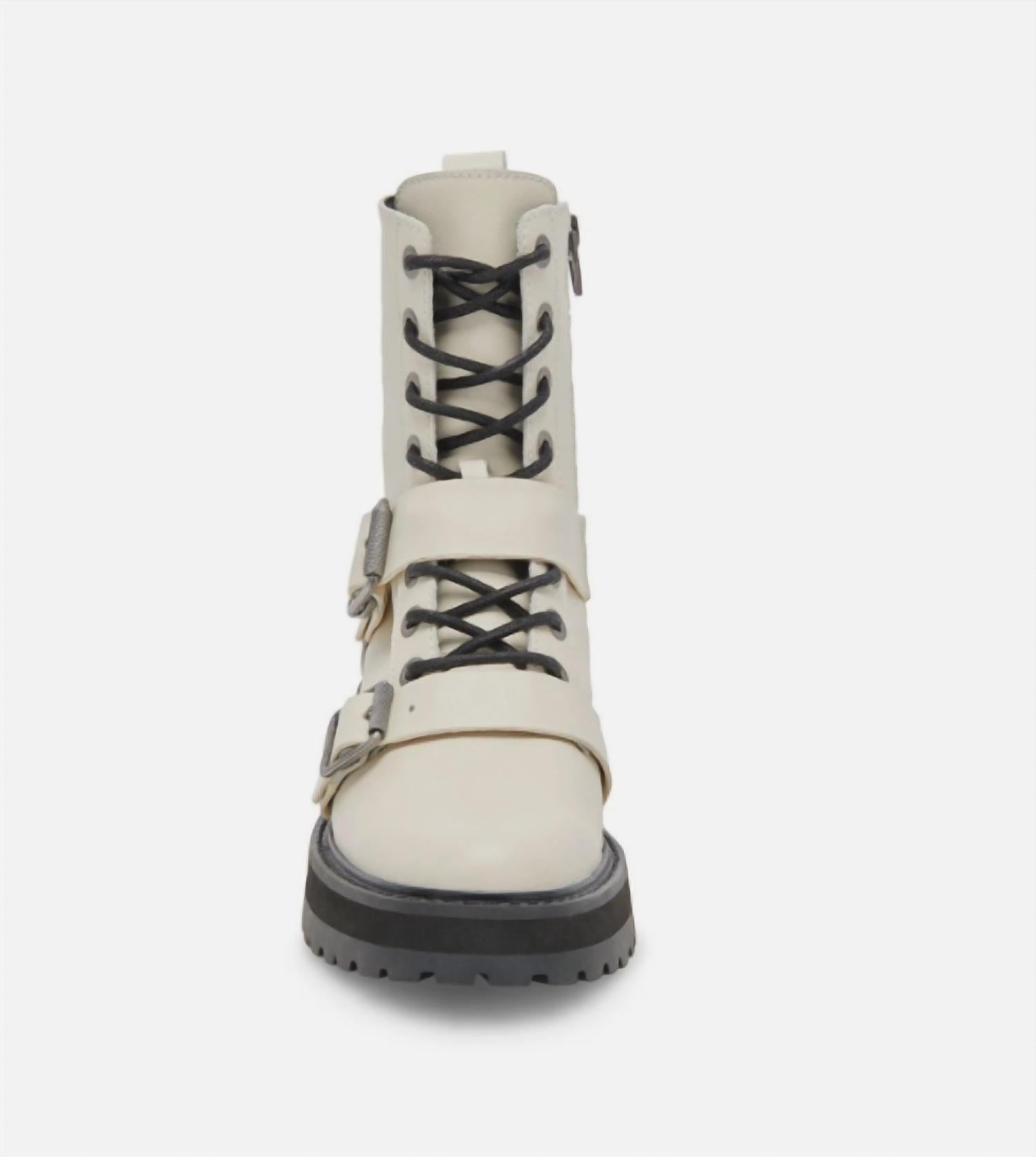 Dolce Vita - Women's Lug Sole Leather Combat Boots
