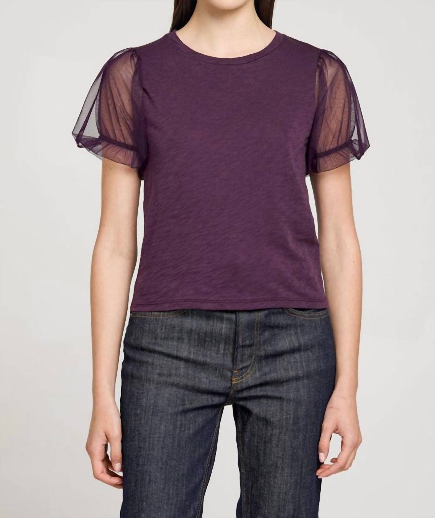 Goldie - Tulle Princess Sleeve Tee