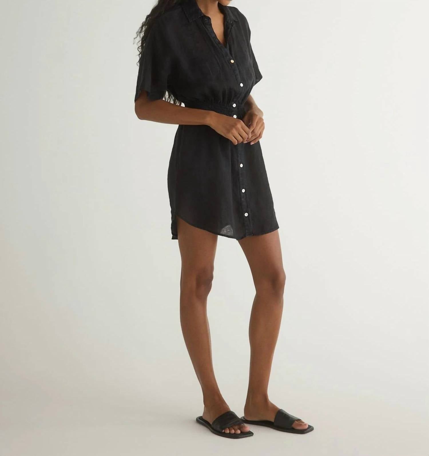 Bella Dahl - Smocked Short Sleeve Dress