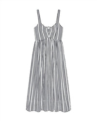 The Great. - Reyes Sleeveless Midi Dress