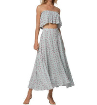 LUSANA Naomi Floral Skirt in ren - women's skirt