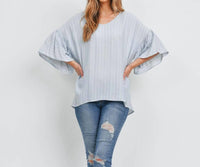 Mittoshop - Striped Tie Back Top