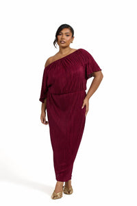 Fashion Szn Curve - Plisse Chic Midaxi Dress - Plus
