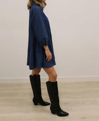 Entro - Jemma Button Front Mini Dress