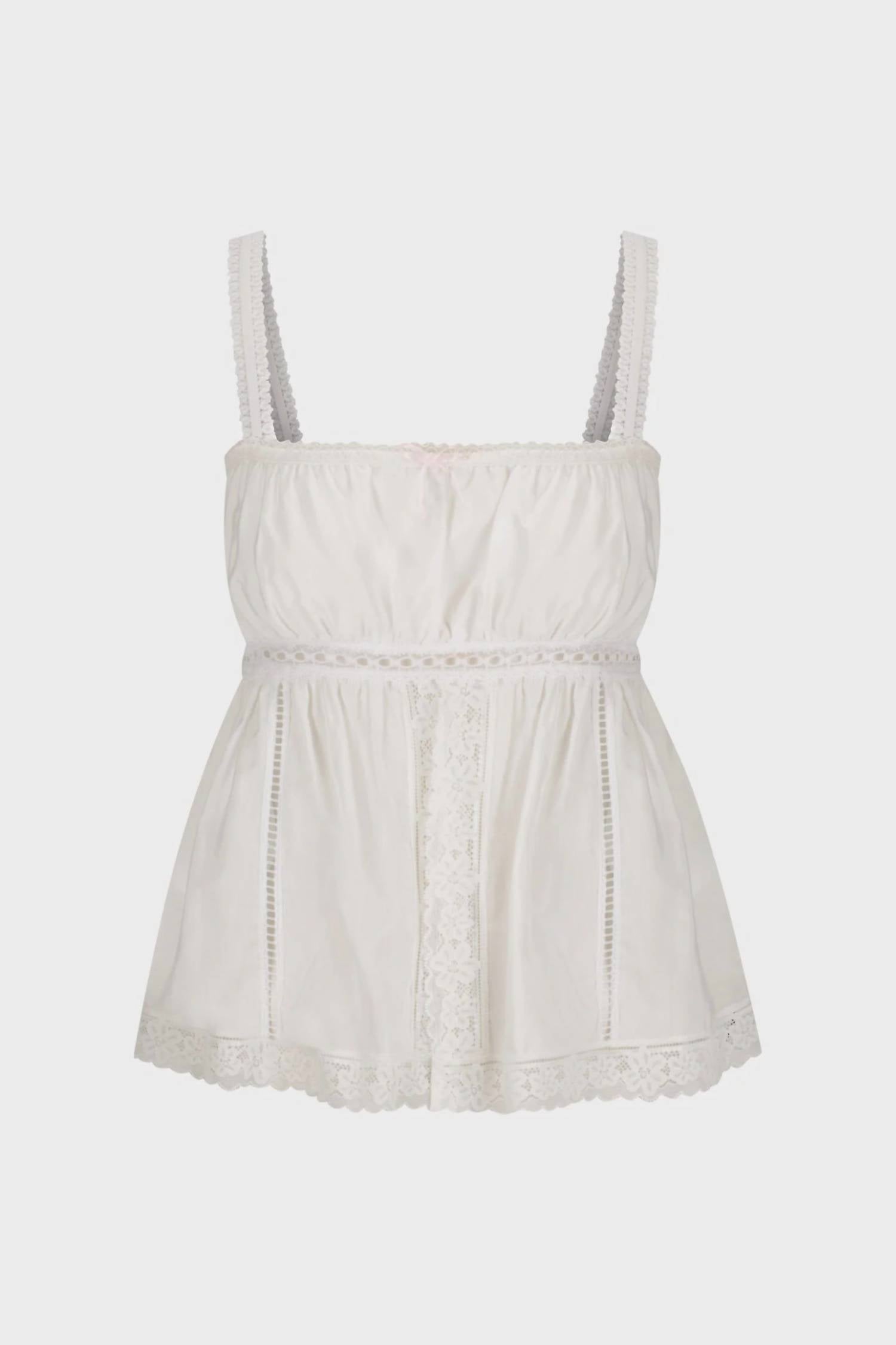 Swf - Lace Babydoll Top