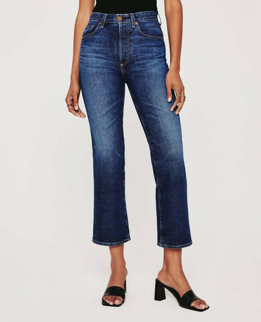 Ag Jeans - Kinsley High-rise Cropped Stretch Denim Jeans
