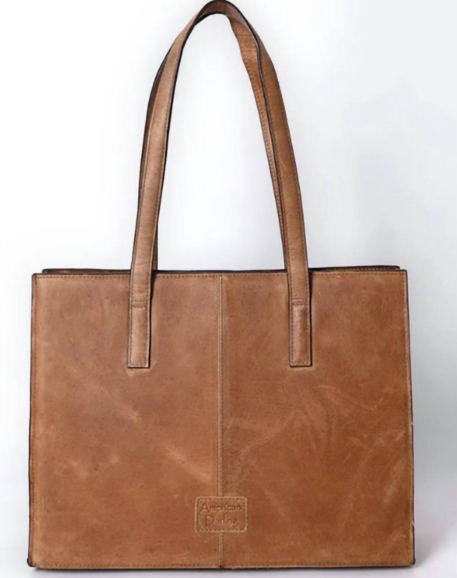 American Darling Women's Tote Bag in brown 1 - women's bag - detail view