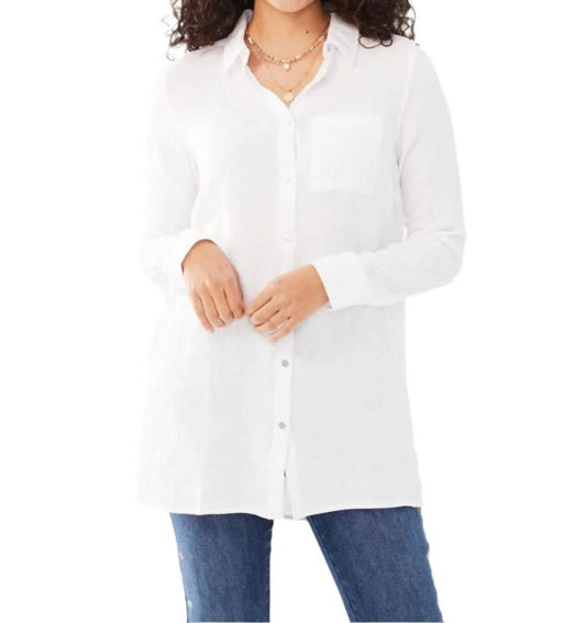 Fdj - Long Sleeve Cotton Gauze Tunic