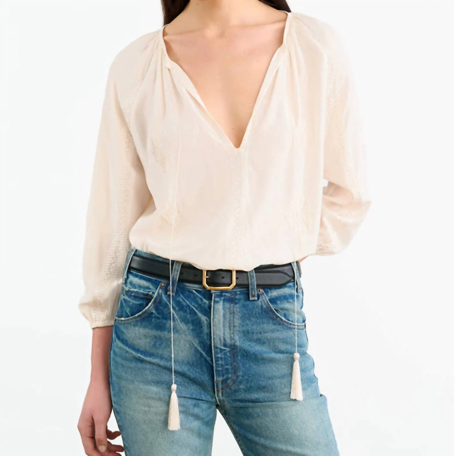 Nili Lotan - Cristo Silk Blouse