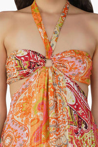 America & Beyond - Palm Paisley Maxi Dress