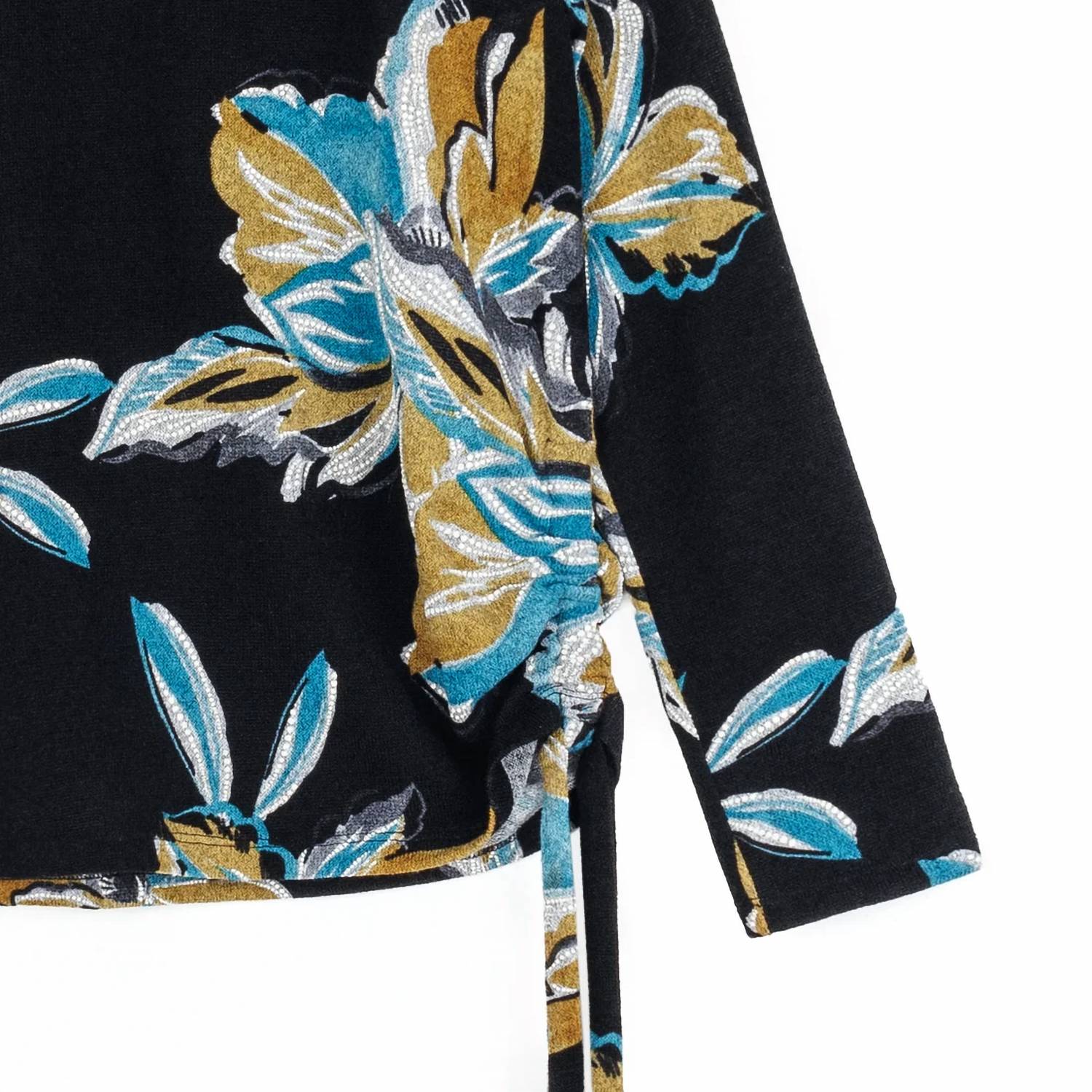Clara Sunwoo - Textured Side Pull-tie Sweater Top