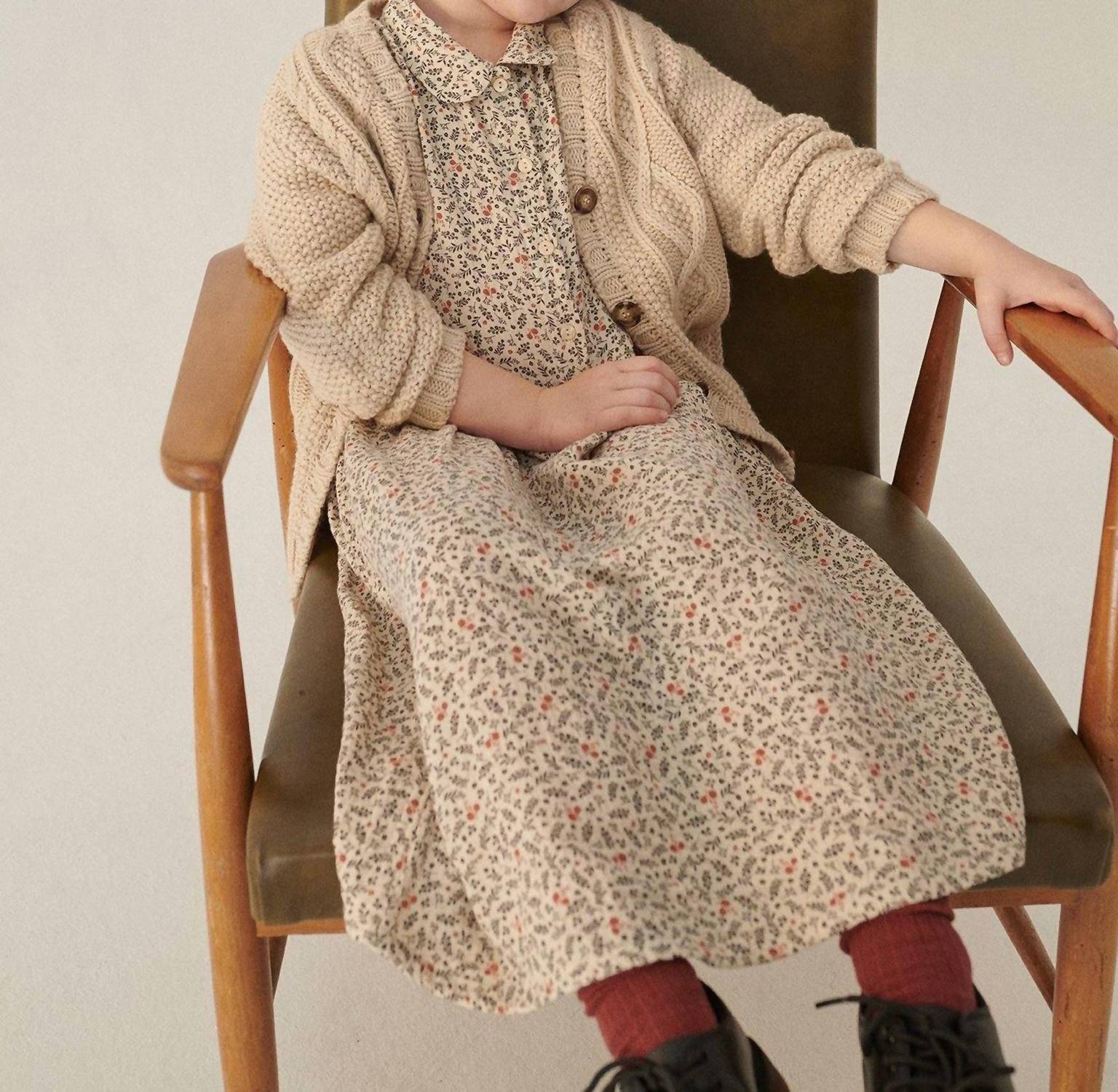 YANG GAUZE PRINT DRESS