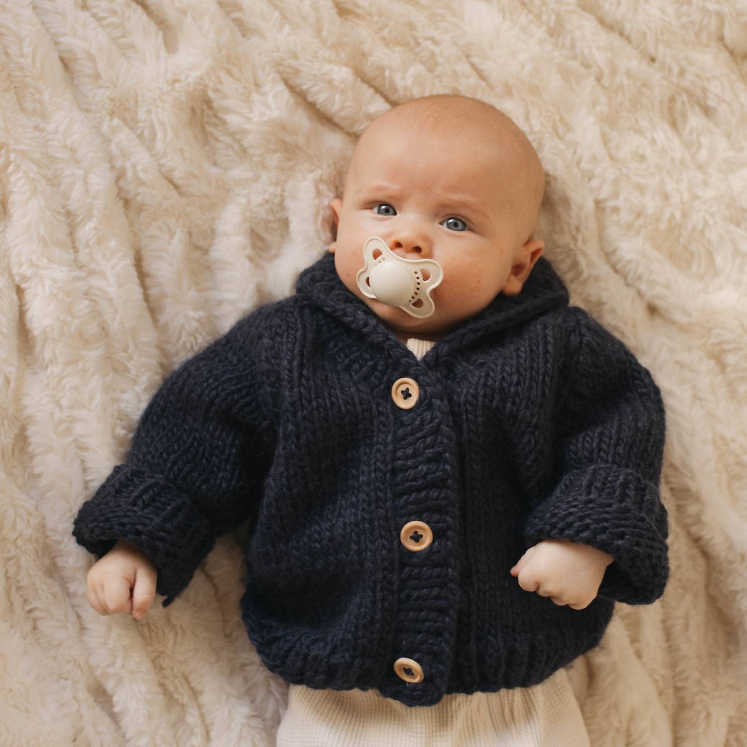 Huggalugs - Shawl Collar Cardigan Sweater