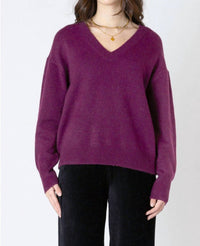 Dex Clothing - V Neck Knit Sweater