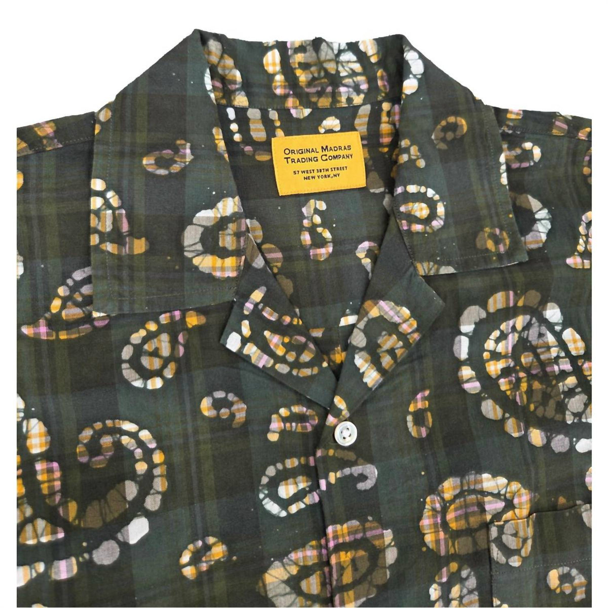 Original Madras Trading Company - Cuban Print Short Sleeve Shirt