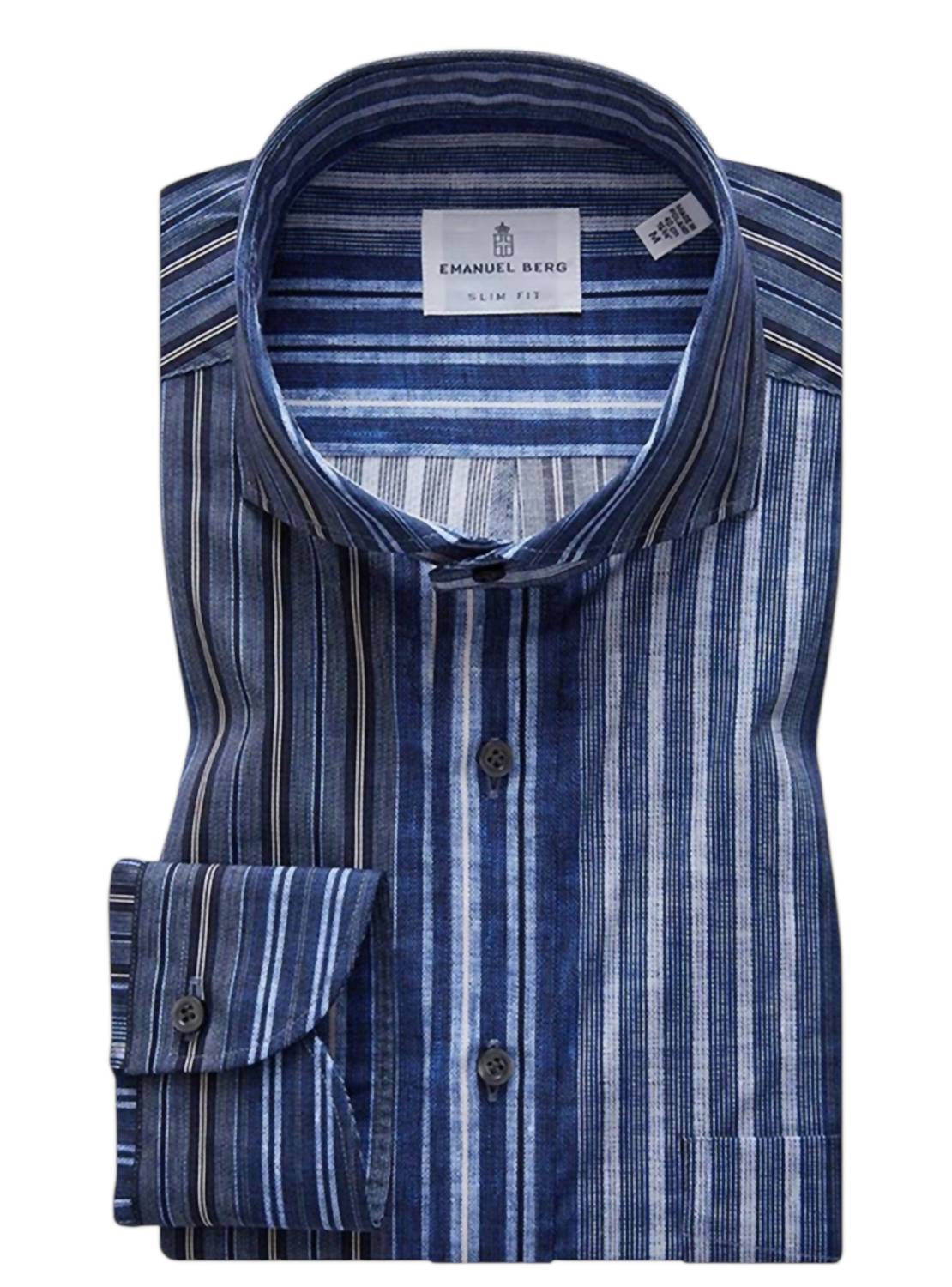 Emanuel Berg - Men's Poplin Stretch Shirt