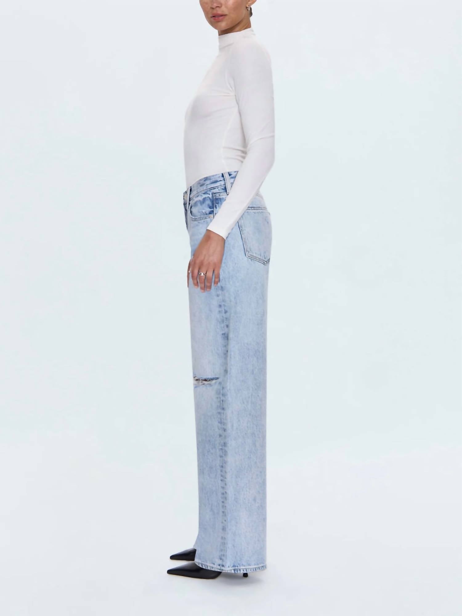 PISTOLA Hendrix High Rise Jeans in revel distressed - women's jeans - alternate view