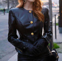 Belle D'Amour - The Kim Vegan Leather Jacket
