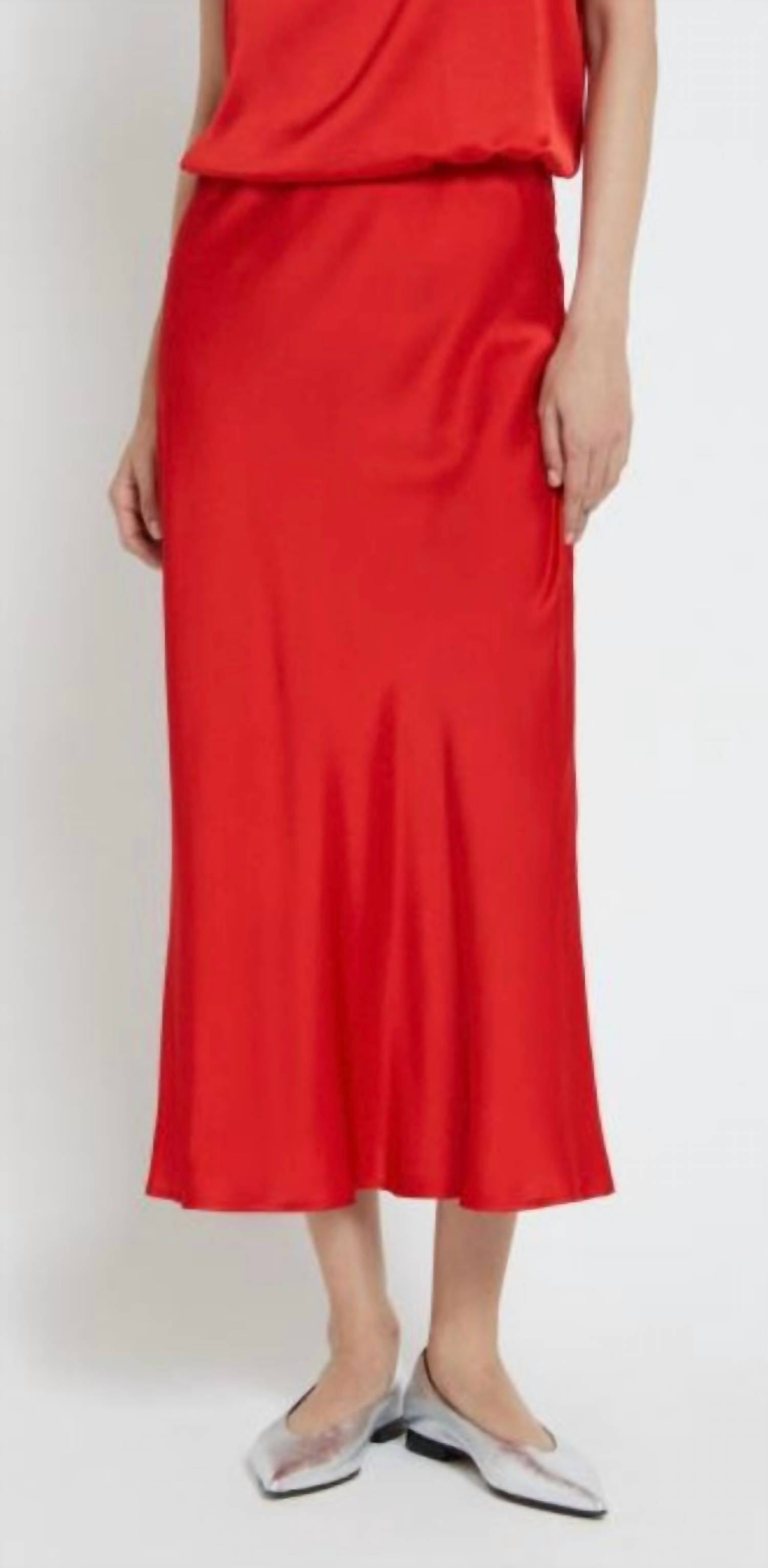 Ottod'Ame - Satin Slip Skirt